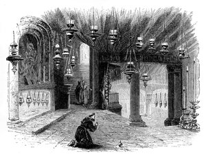 चैपल ऑफ द नेटलिटी, बेथलहम, c1888 का इंटीरियर द्वारा अज्ञात