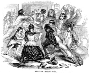 आयरिश आलू अकाल, 1842 द्वारा अज्ञात