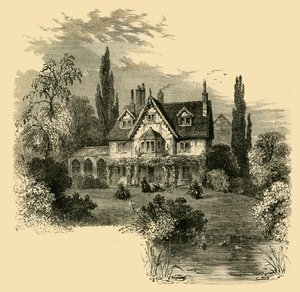 आइवी कॉटेज, हाईगेट, 1825, सी 1876। द्वारा अज्ञात