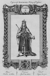 जेम्स II, c1787 द्वारा अज्ञात