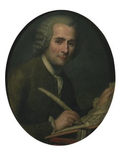 जीन-जैक्स रूसो 1712-1778 एक शीट संगीत लेखन द्वारा अज्ञात