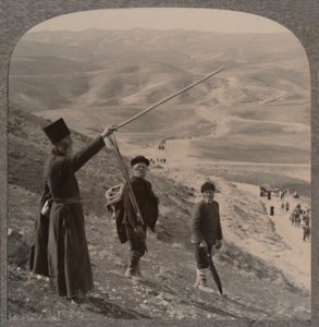 जेरिको रोड, समरिटन्स इन के पास, c1900 द्वारा अज्ञात