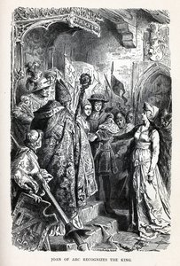 जोन ऑफ आर्क ने राजा, 1882 को पहचाना द्वारा अज्ञात