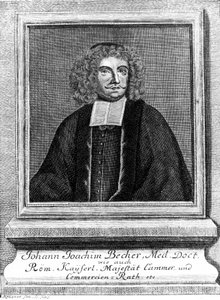 जोहान जोआचिम बीचर, जर्मन चिकित्सक और रसायनज्ञ, c 1670s द्वारा अज्ञात