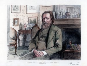 जॉन रस्किन 1819-1900, अंग्रेजी समीक्षक, लेखक, कवि और कलाकार, 1886 द्वारा अज्ञात