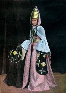 कबार्डिन महिला, सी 1890 द्वारा अज्ञात