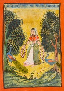 काकुभा रागिनी, रागमाला से फोलियो, लगभग। 1630. द्वारा अज्ञात