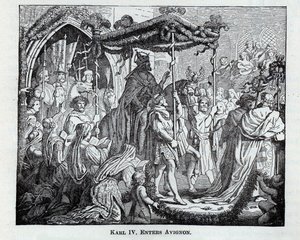 कार्ल IV एविग्नन, 1882 में प्रवेश करता है द्वारा अज्ञात