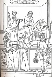 केथम: फासिकुलस मेडिसिन, वेनिस, 1493, द ट्रीटमेंट ऑफ द प्लेज, c1493 द्वारा अज्ञात
