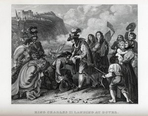 1882 में डोवर में किंग चार्ल्स II उतरे द्वारा अज्ञात