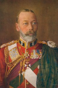 किंग जॉर्ज V 1865-1936 ब्लैक वॉच के कर्नल-इन-चीफ के रूप में द्वारा अज्ञात