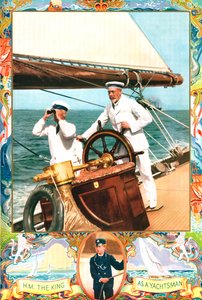 किंग जॉर्ज V एक यॉट्समैन के रूप में, c1935 द्वारा अज्ञात