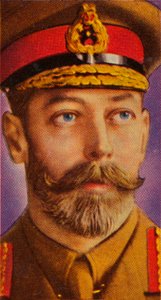 प्रथम विश्व युद्ध के दौरान फील्ड ड्रेस में किंग जॉर्ज V, c1914-c1918 1935 द्वारा अज्ञात