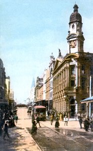 किंग स्ट्रीट, सिडनी, ऑस्ट्रेलिया, c1900s द्वारा अज्ञात