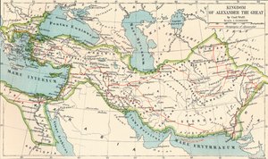 सिकंदर महान का साम्राज्य, c1901, 1902 द्वारा अज्ञात