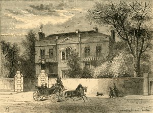 किंग्स्टन हाउस, नाइट्सब्रिज, सी 1876। द्वारा अज्ञात