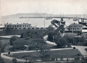 किंग्सटाउन - हार्बर का सामान्य दृश्य, 1895 द्वारा अज्ञात