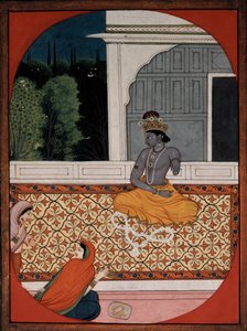कृष्ण ने अपनी माला त्याग दी, 1800 ई द्वारा अज्ञात