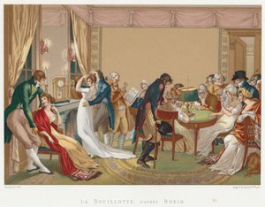 ला बुइलोटे, फ्रांस, c1804-1814 खेलने वाली महिला और सज्जन द्वारा अज्ञात