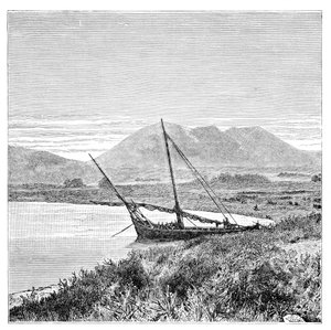 लेक वैन, तडवान बे और माउंट निम्रद, तुर्की, 1895 द्वारा अज्ञात