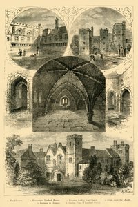 लैम्बेथ पैलेस, सी 1878। द्वारा अज्ञात