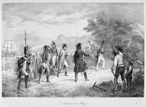 फ़्रीजस में लैंडिंग, मार्च, 1815 द्वारा अज्ञात
