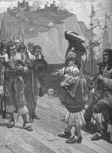 डोवर में राजा चार्ल्स द्वितीय की लैंडिंग, 1660 1905। द्वारा अज्ञात