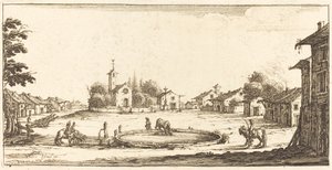 परिदृश्य, 1635 में या उसके बाद। द्वारा अज्ञात