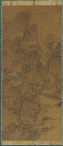 फार्म इमारतों और आकृतियों के साथ लैंडस्केप, 1368-1644। द्वारा अज्ञात