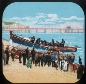 जीवन-नाव का शुभारंभ, c1900। द्वारा अज्ञात