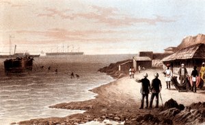 बॉम्बे और अदन, 1870 के बीच हिंद महासागर में टेलीग्राफ केबल बिछाना द्वारा अज्ञात