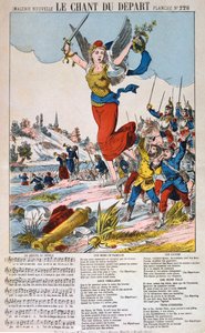 ले चैन डू डिपार्टमेंट, गीत पत्र, फ्रेंको-प्रशियन युद्ध, 1870-1871। द्वारा अज्ञात