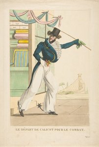 1817-18 को द कैलिको फ़ॉर कॉम्बैट का प्रस्थान। द्वारा अज्ञात