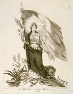 लिबर्टी, फ्रेंच के संरक्षक, 1870 द्वारा अज्ञात