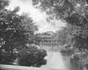 लिंकन पार्क, शिकागो, इलिनोइस, संयुक्त राज्य अमेरिका, c1900। द्वारा अज्ञात