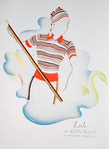 लिसन द्वारा एलन सोल्ली, फैशन विज्ञापन, 1937 द्वारा अज्ञात
