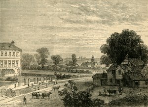 अठारहवीं शताब्दी में लिसन ग्रीन, c1876। द्वारा अज्ञात
