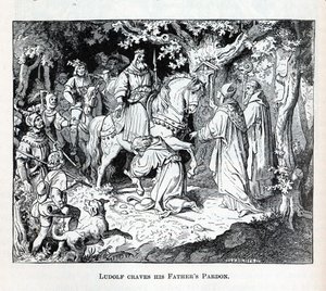 लियुडॉल्फ 1882 में अपने पिता पार्डन को तरस गया द्वारा अज्ञात