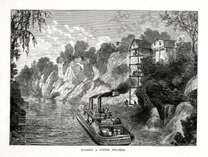 कॉटन स्टीमर, 1877 लोड हो रहा है द्वारा अज्ञात