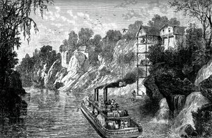 एक कपास स्टीमर लोड हो रहा है, c1880 द्वारा अज्ञात