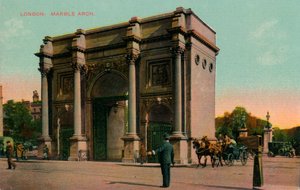 लंदन, मार्बल आर्क, c1906 द्वारा अज्ञात