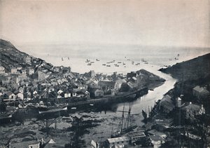 Looe - पहाड़ियों से दृश्य, 1895 का नजारा दिखा द्वारा अज्ञात