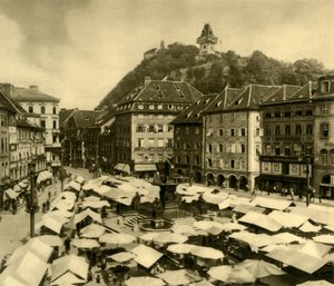 मुख्य वर्ग, ग्राज़, स्टायरिया, ऑस्ट्रिया, c1935। द्वारा अज्ञात