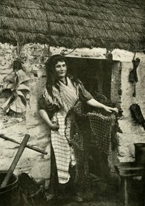 मैनक्स मछुआरे बेटी, 1901। द्वारा अज्ञात