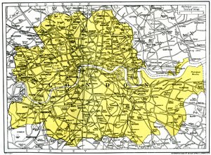 लंदन का नक्शा, 1924-1926 द्वारा अज्ञात
