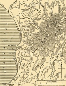 साड़ी बैर का नक्शा, गैलीपोली प्रायद्वीप, प्रथम विश्व युद्ध, 1915, c1920। द्वारा अज्ञात