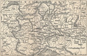 मारेंगो अभियान का नक्शा, 1800, 1896 द्वारा अज्ञात