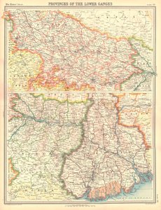 निचली गंगा के प्रांतों का नक्शा द्वारा अज्ञात