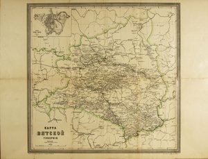 व्याटक राज्यपाल का नक्शा, सी। 1914 द्वारा अज्ञात