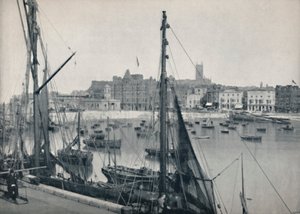 मार्गेट - द हार्बर एंड द जेट्टी, 1895 द्वारा अज्ञात